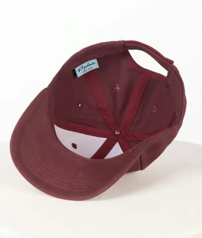 Rydale Ripon Snaffle Baseball Cap in Wine-2