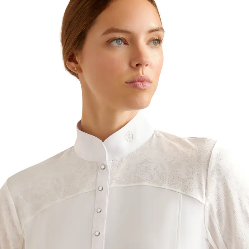 Ariat Bellatrix Show Shirt in White-3