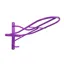 Stubbs Standard Saddle Rack In Purple