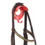Stubbs Single Bridle Rack In Red