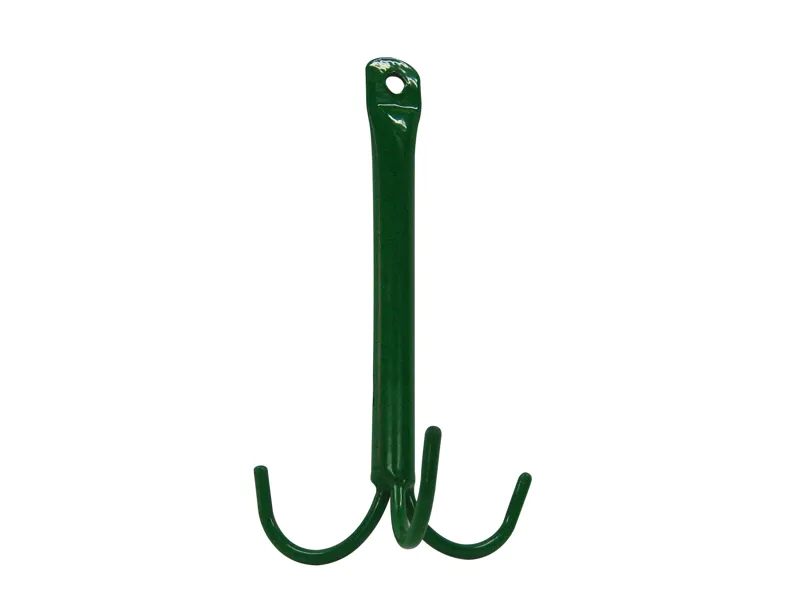 Stubbs Three Prong Tack Hook In Green