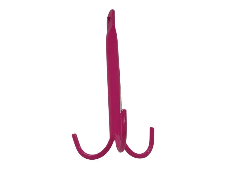 Stubbs Three Prong Tack Hook In Pink