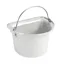 Stubbs 15lt Flat Sided Bucket In White