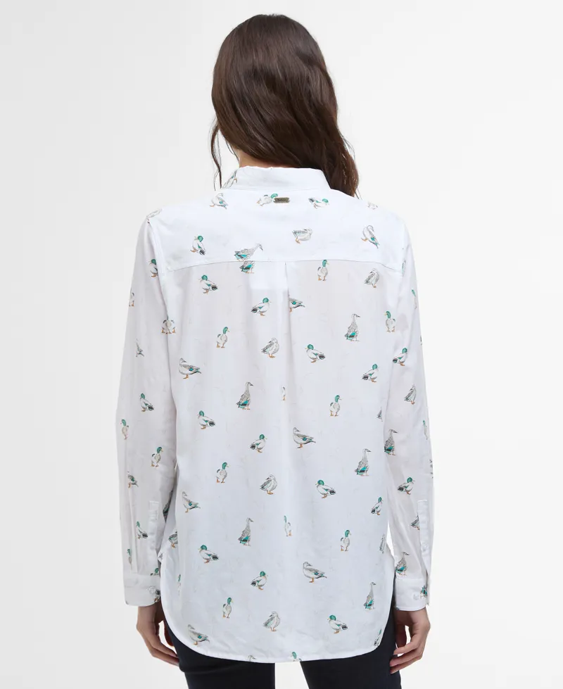 Barbour Safari Shirt in Duck Print-2