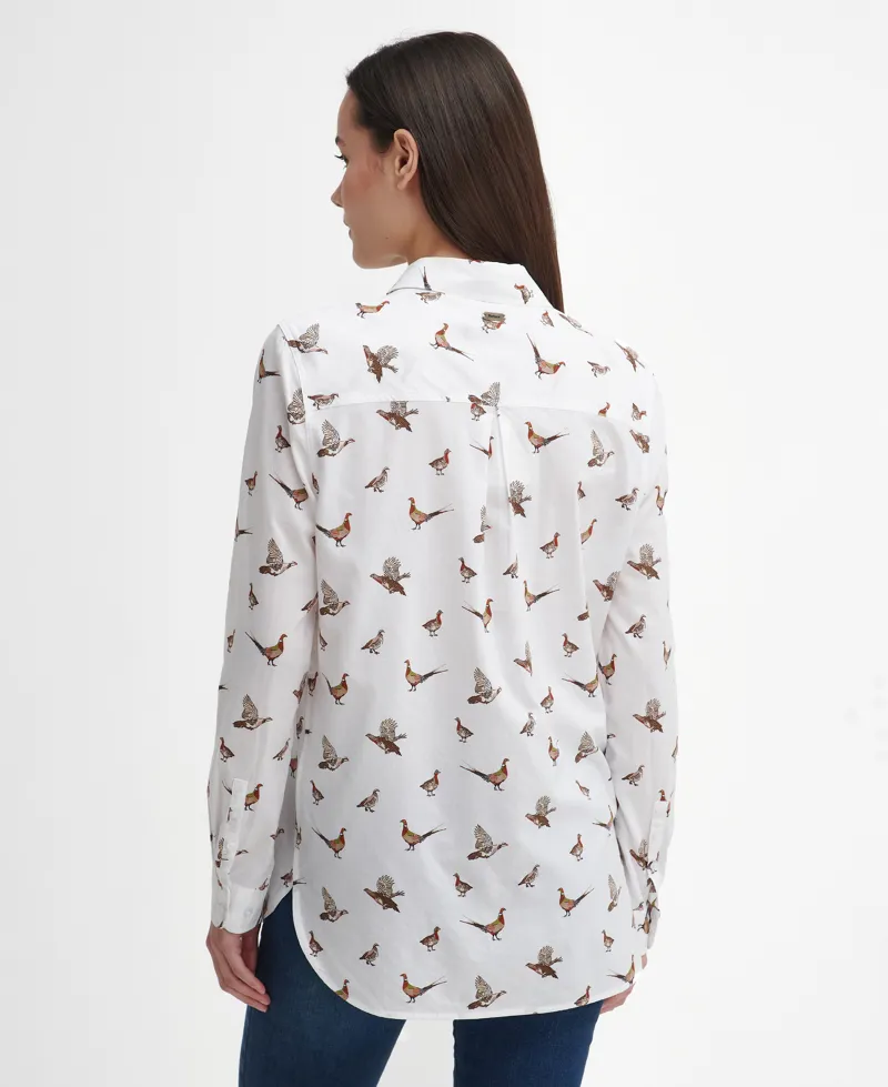Barbour Safari Shirt in Grouse Print-3
