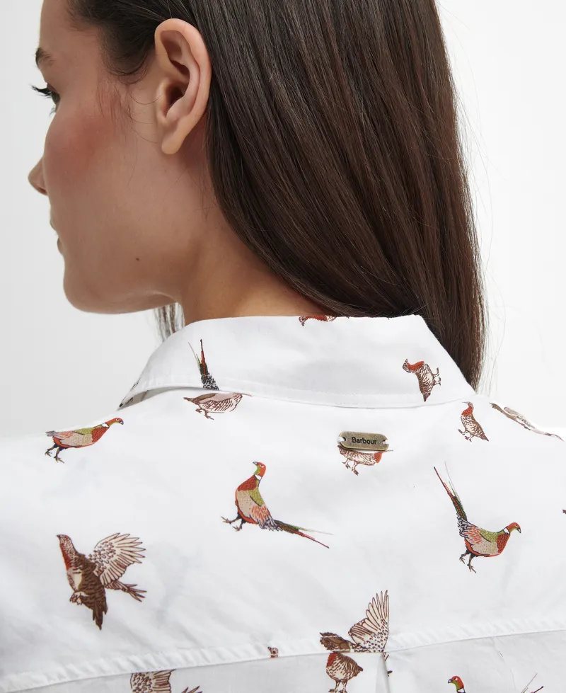 Barbour Safari Shirt in Grouse Print-5