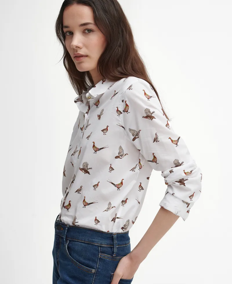 Barbour Safari Shirt in Grouse Print-4
