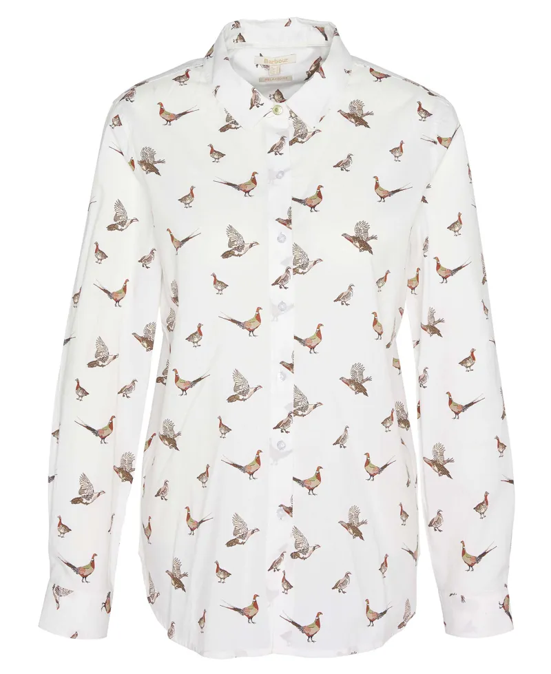 Barbour Safari Shirt in Grouse Print