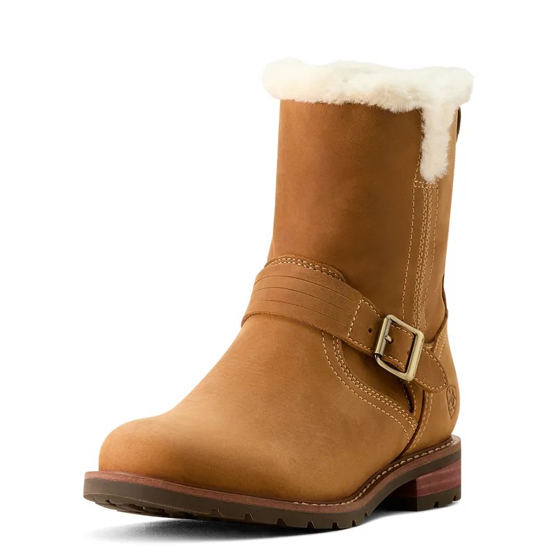 Ariat Savannah Sherpa Waterproof Boot in Caramel Tan