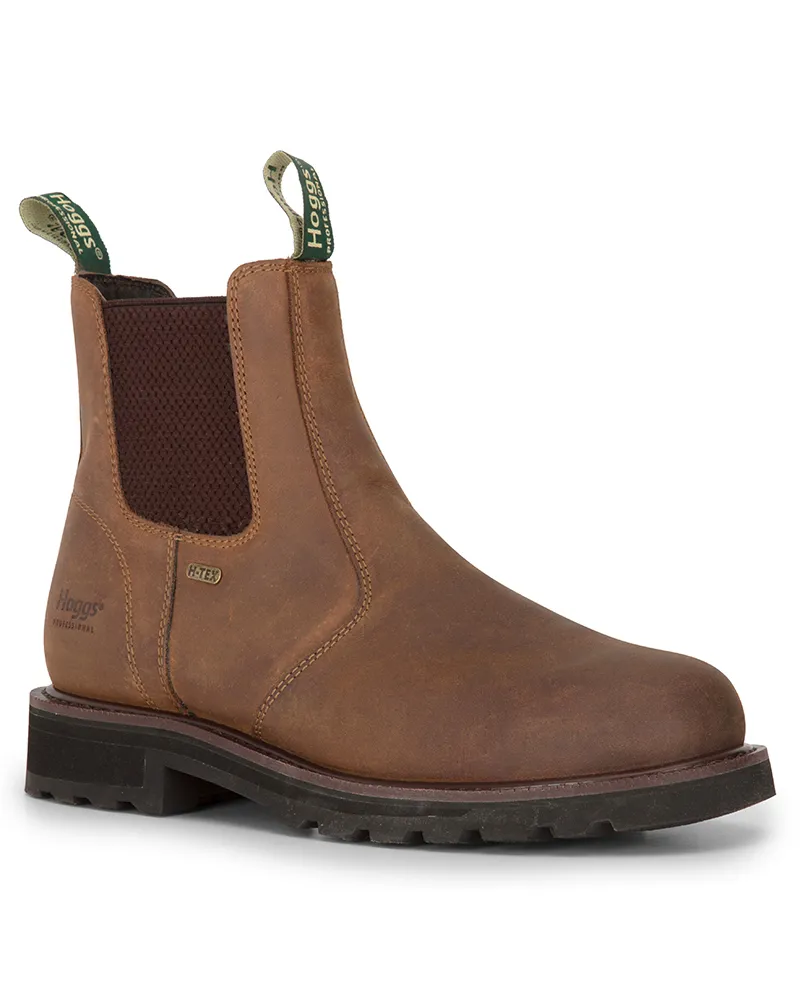 Hoggs of Fife Shire Pro Waterproof Dealer Boot in Crazy Horse Brown