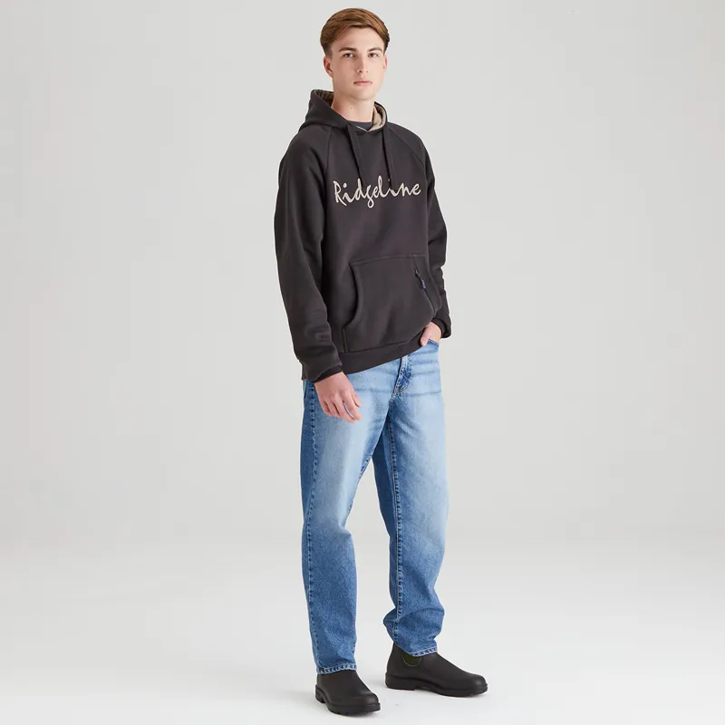 Ridgeline Signature Hoodie in Shale-2