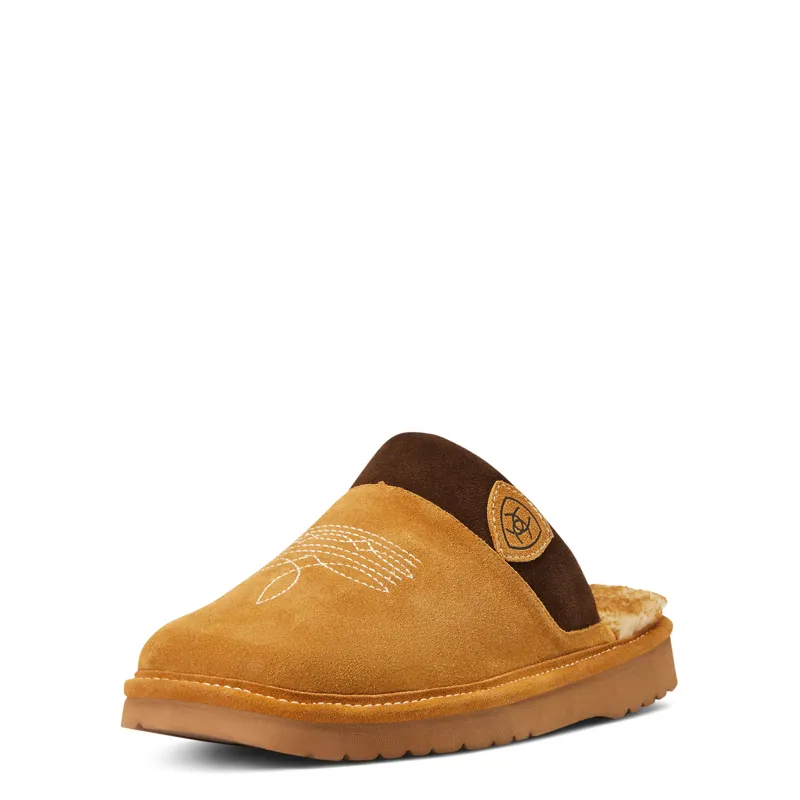 Ariat Silversmith Square Toe Slipper in Chesnut