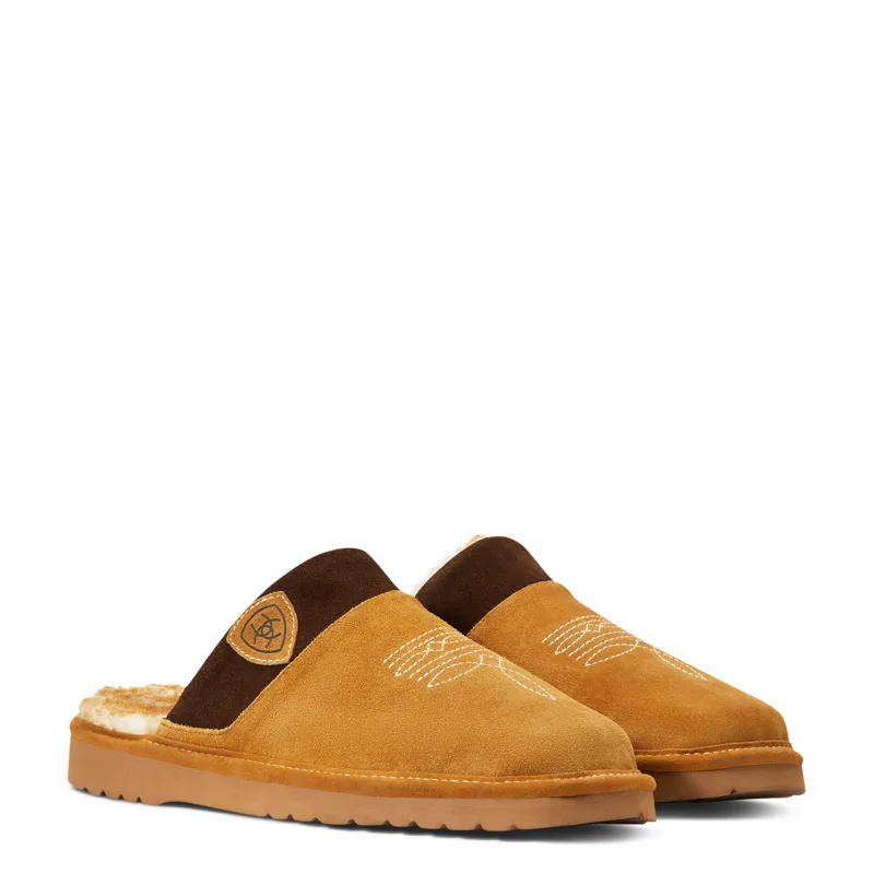 Ariat Silversmith Square Toe Slipper in Chesnut-2