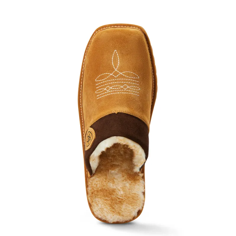 Ariat Silversmith Square Toe Slipper in Chesnut-5