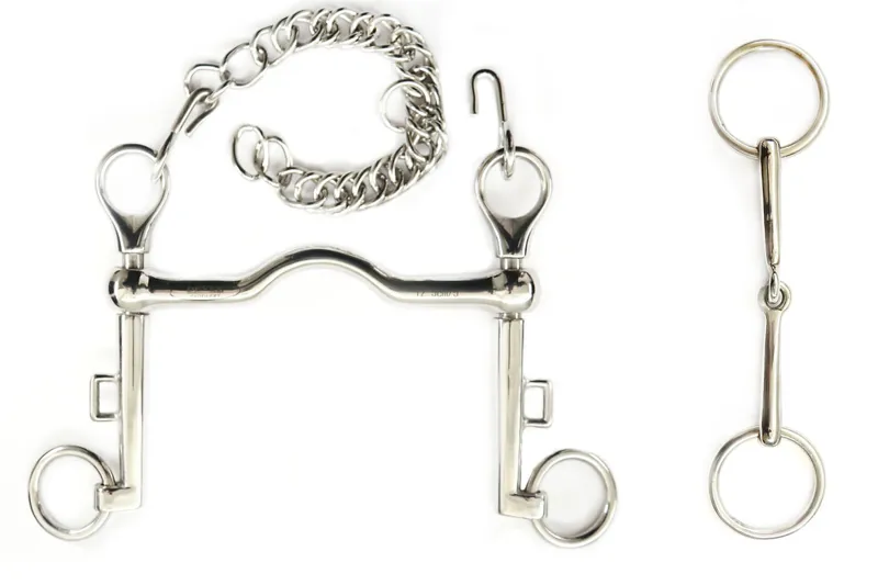 Dever Steel Weymouth Sliding Cheek Set -1