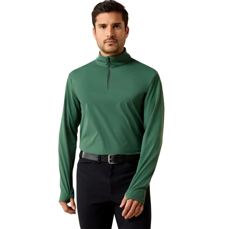 Ariat SolVeil 1/4 Zip Baselayer in Monstera