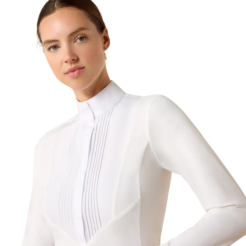 Ariat SolVeil Show Shirt in White-2