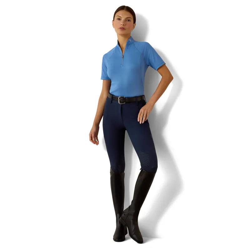 Ariat Soquel 1/4 Zip Baselayer in Riviera-2