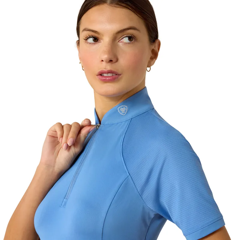 Ariat Soquel 1/4 Zip Baselayer in Riviera-3