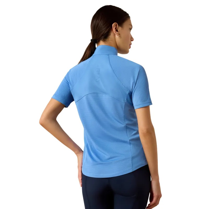 Ariat Soquel 1/4 Zip Baselayer in Riviera-4