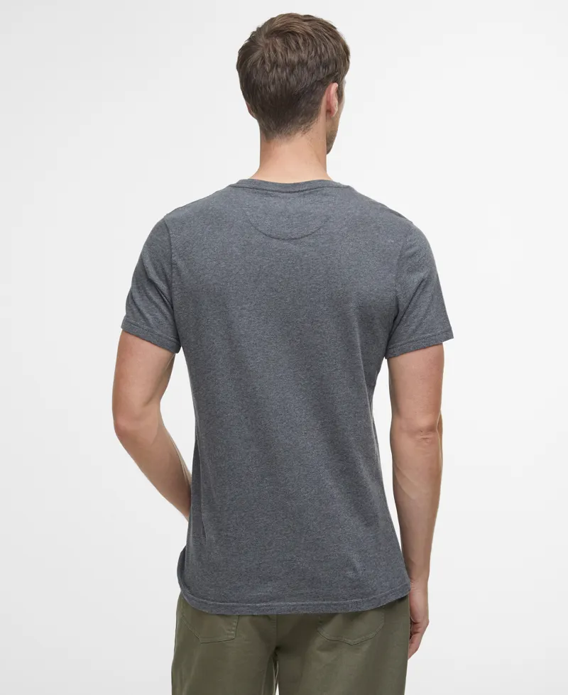 Barbour Essential Sports T-Shirt in Slate Marl-2