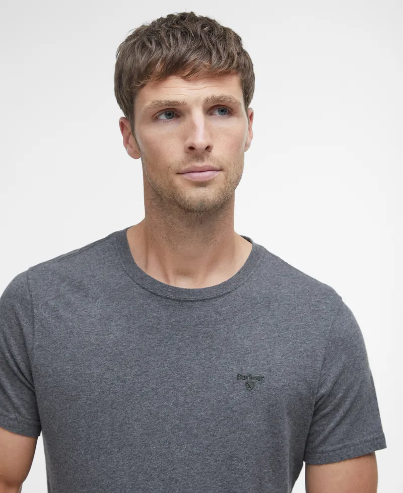 Barbour Essential Sports T-Shirt in Slate Marl-3