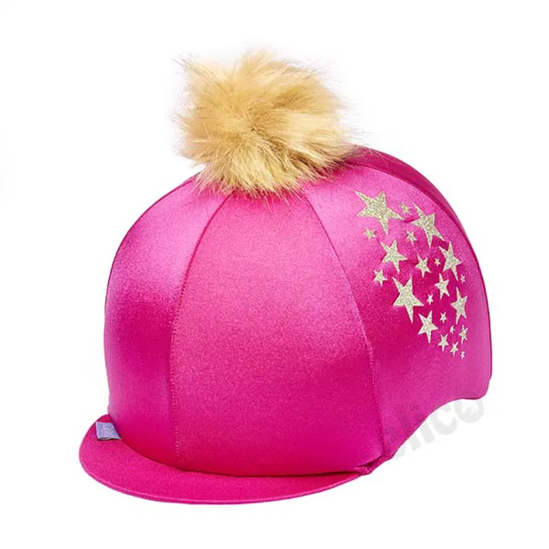 Capz Starburst Hat Cover in Pink