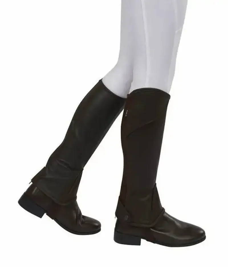 Dublin Adults Stretch Fit Half Chaps in Brown