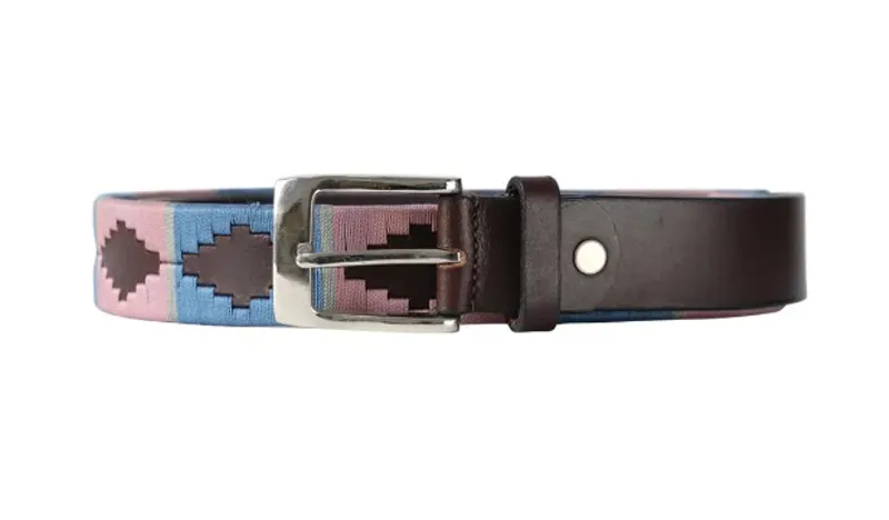 Hy Equestrian Synergy Polo Belt in Grape/Riviera