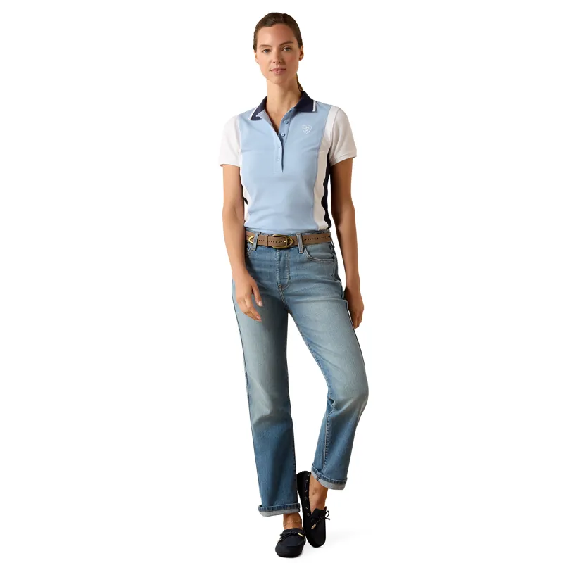 Ariat Taryn Polo Shirt in St Tropez-2