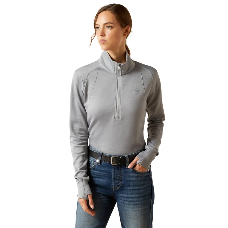 Ariat Team EQ 1/2 Zip Pullover in Alloy Heather