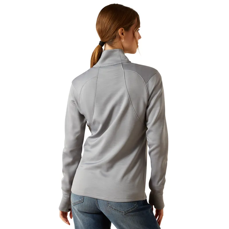 Ariat Team EQ 1/2 Zip Pullover in Alloy Heather-2
