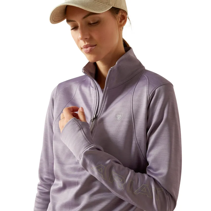 Ariat Team EQ 1/2 Zip Pullover in Purple Ash-1