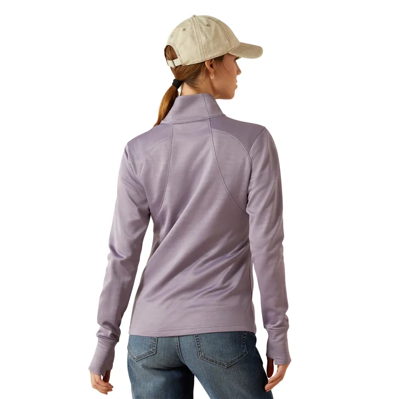 Ariat Team EQ 1/2 Zip Pullover in Purple Ash-2
