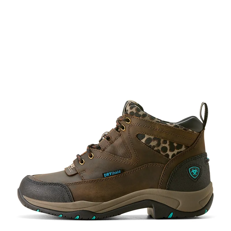 Ariat Terrain Waterproof Boot Chocolate and Camo Leopard-2