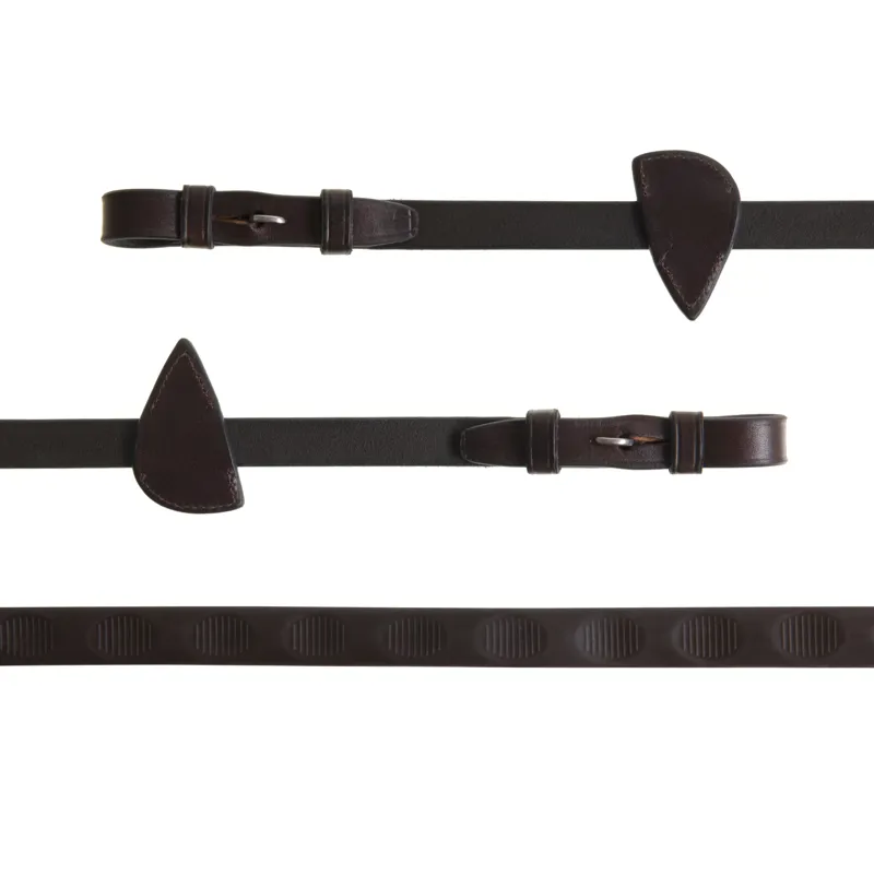 Country Direct Best Thumb Grip Reins in Black-1