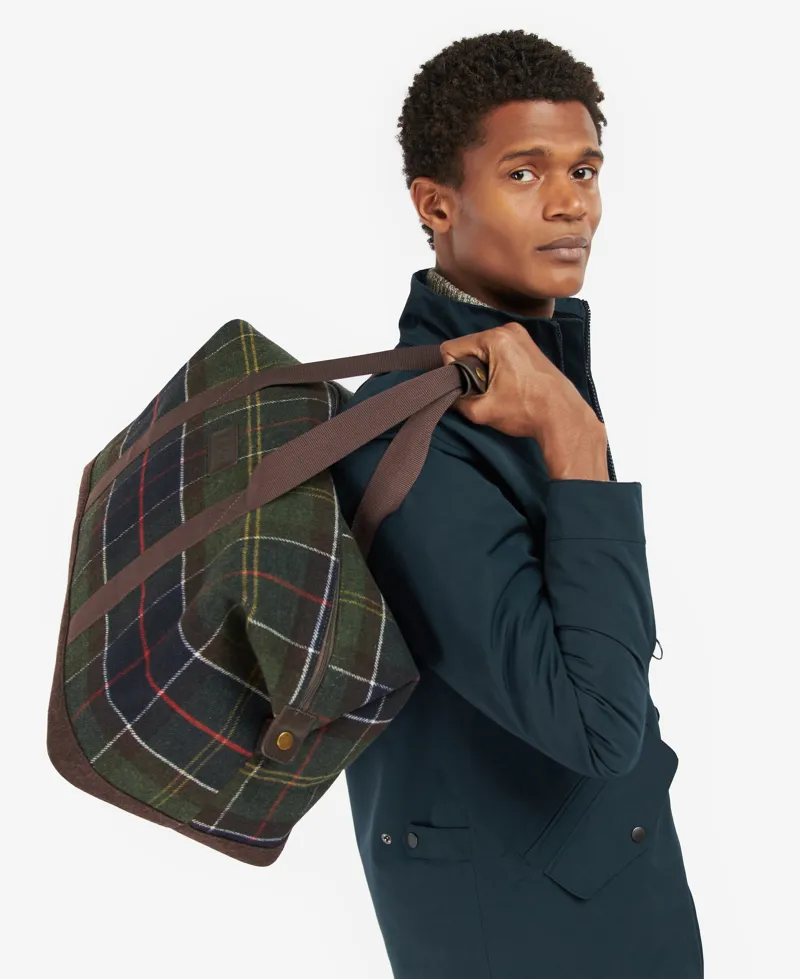 Barbour Cree Tartan Holdall-1