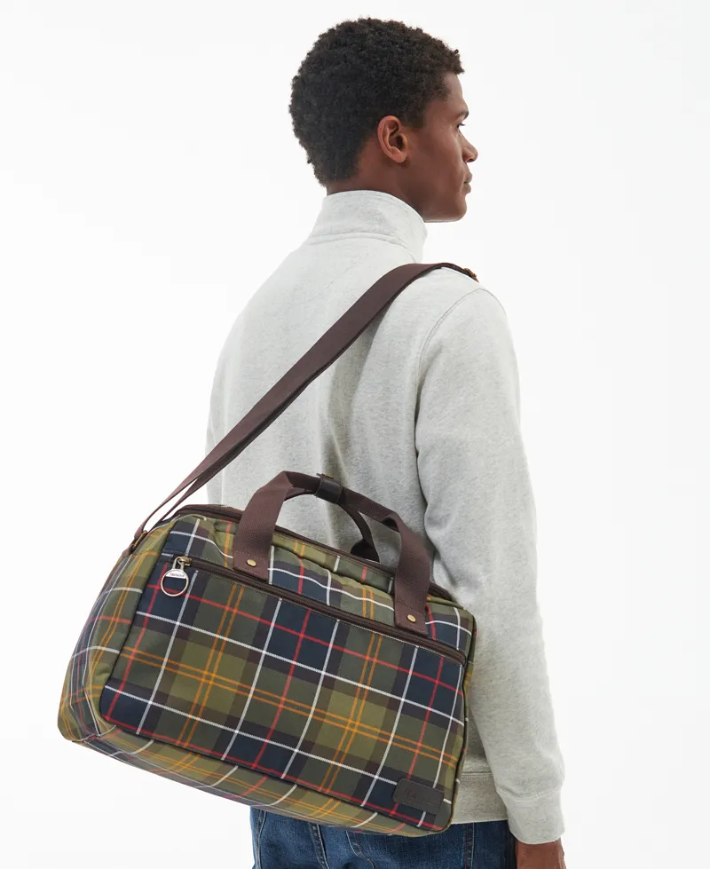 Barbour Flight Bag in Classic Tartan-1