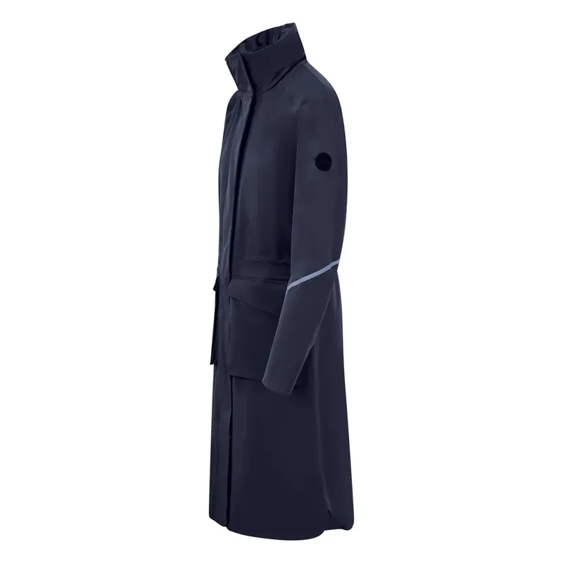 Equetech Utopia Luxe Waterproof Riding Coat in Navy-1
