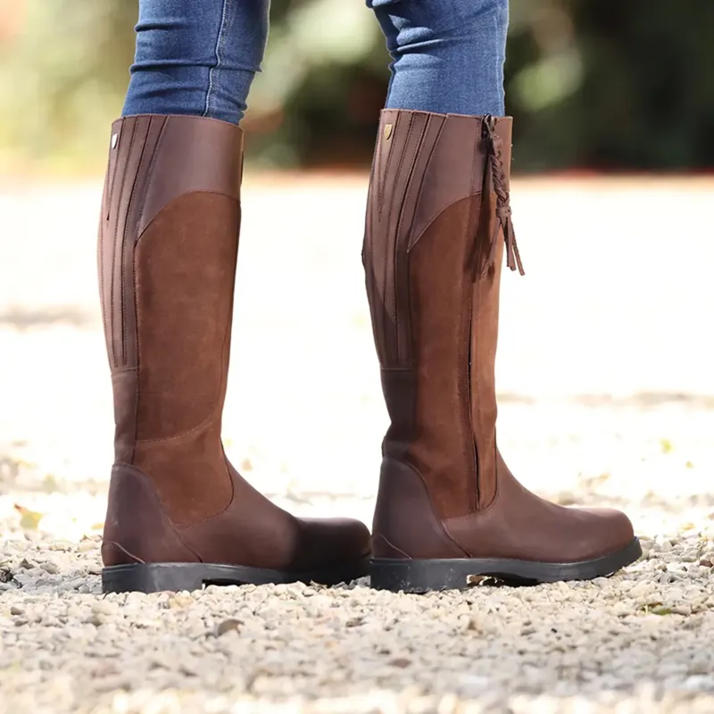 Moretta Varallo Childs Country Boots in Brown-1