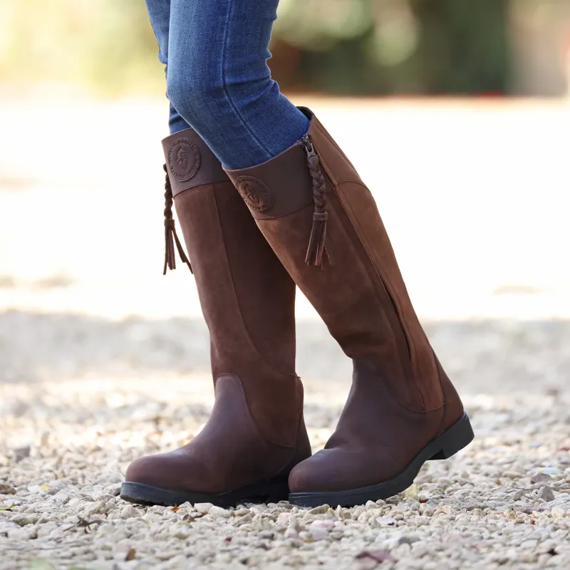 Moretta Varallo Childs Country Boots in Brown-2