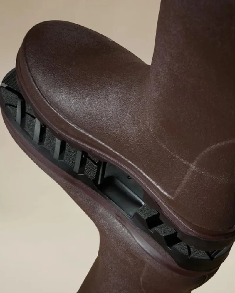 Le Chameau Womens Vierzonord Neoprene Wellingtons in Marron-2
