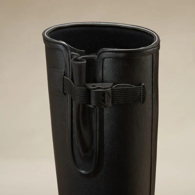Le Chameau Womens Vierzonord Neoprene Wellingtons in Noir-3