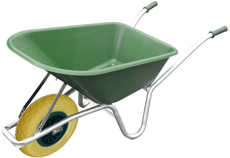 Tony Mitchell Wheelbarrow 100 Litre with Flat Proof Wheel in Green