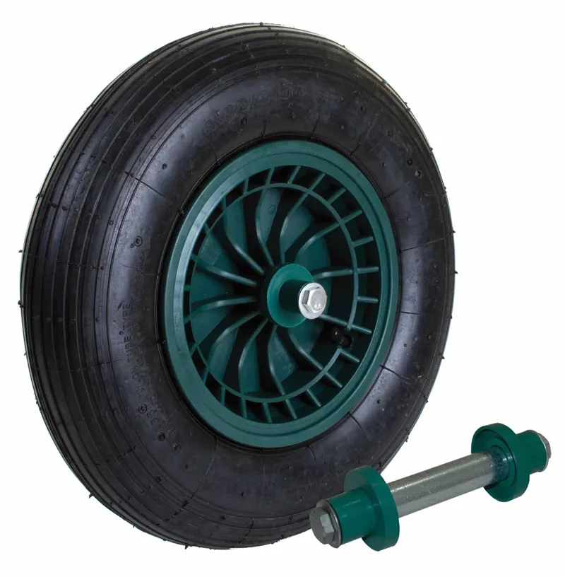 Tony Mitchell Green Wheelbarrow Wheel