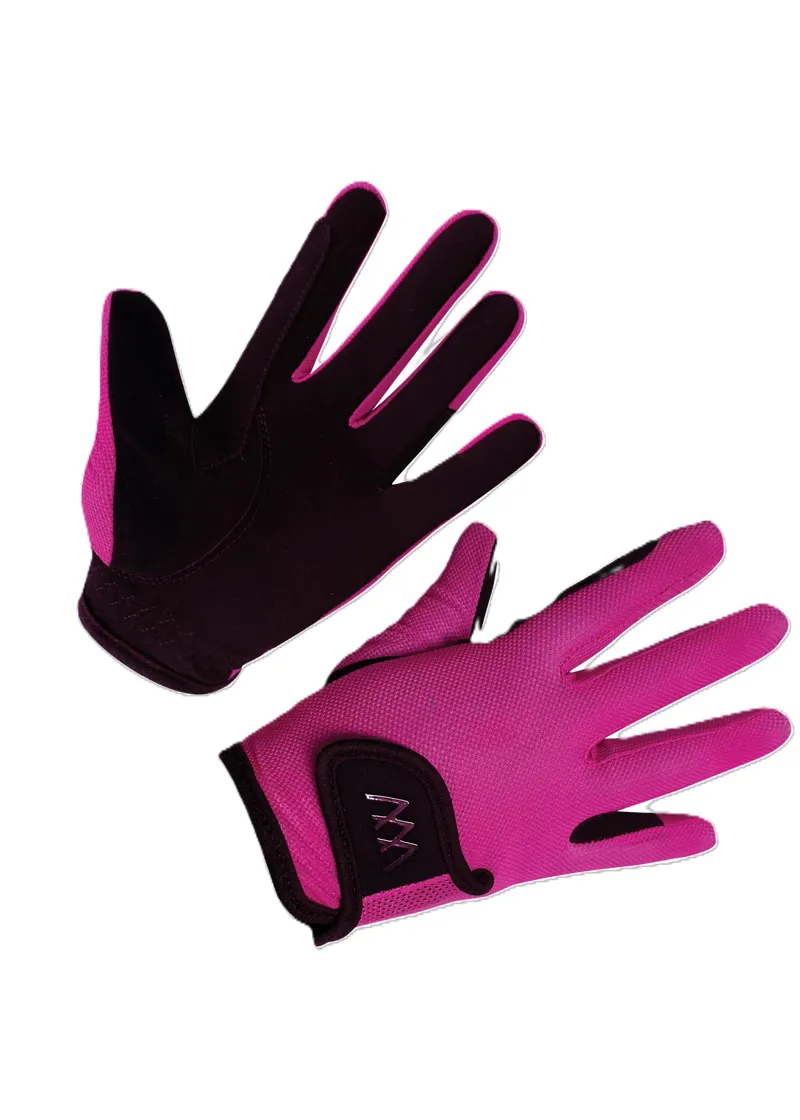 WoofWear Young Rider Pro Glove in Berry