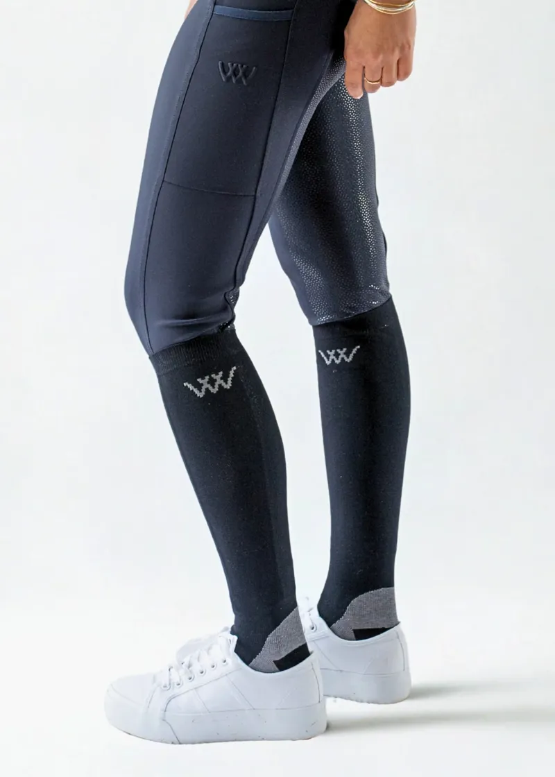 WoofWear Competition Riding Socks in Black-1