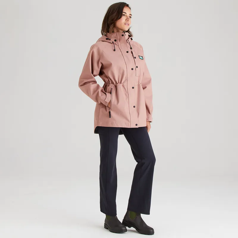 Ridgeline Monsoon Light Jacket in Dusky Pink Marl-4