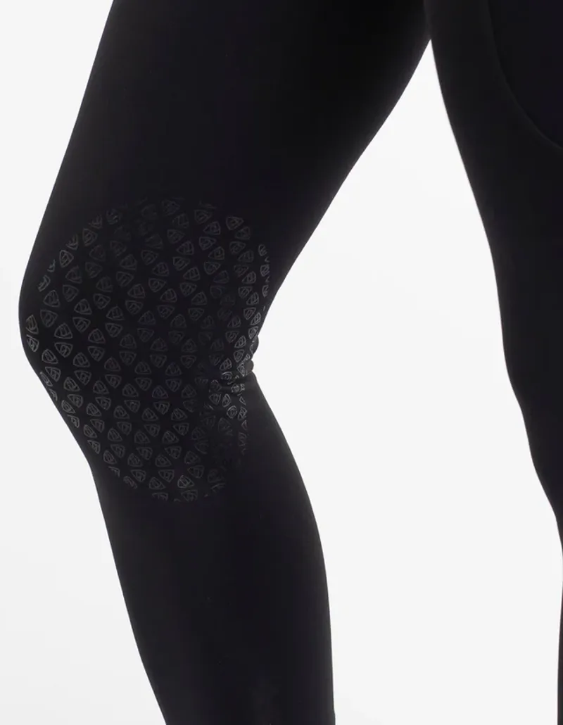 Equidry Water Repellent Full Seat Leggings in Black/White-5