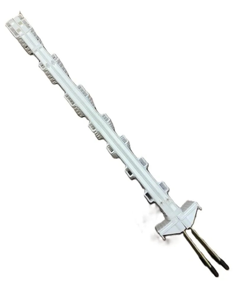 Fenceman Electric Fence Poly Post 90cm White 10 pack-1